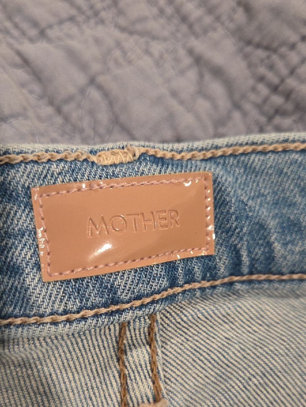 MOTHER The Insider Sneak Fray Jeans In Love On The Boat Size 24! - Picture 5 of 16